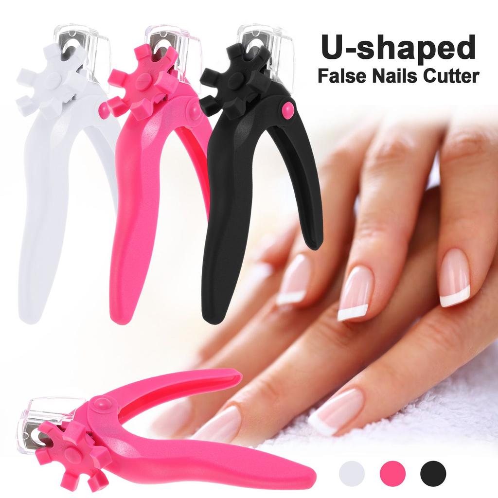 Tools Nail Tip Trimmer Nail Clip Tool Nail Clipper Fake Nail Clippers U-shaped False Nails Cutter