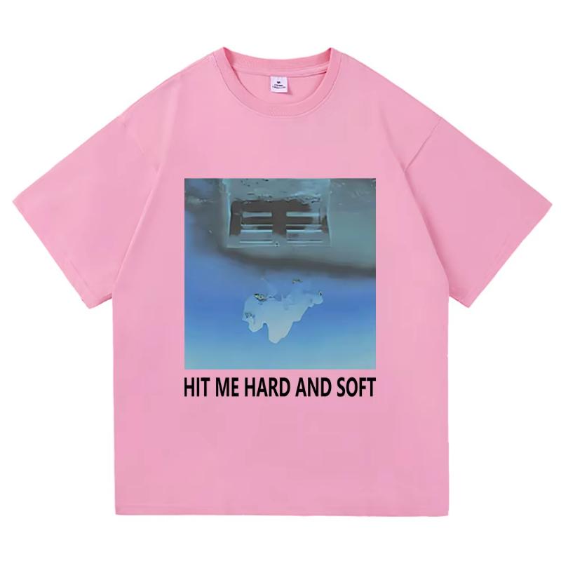 Билли Айлиш Hit Me Hard and Soft The Tour Live in 3D Футболка 2026 Лето Новая Унисекс Женская Хлопковая Оверсайз Футболка Y2K