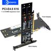 Карта расширения PCle4.0 X16 на 4xNVME M.2 M.2 SSD GEN4 PCIe4.0 Материнская плата ПК X1 X4 X8 X16 Карта расширения Для 2230 2242 2260 2280