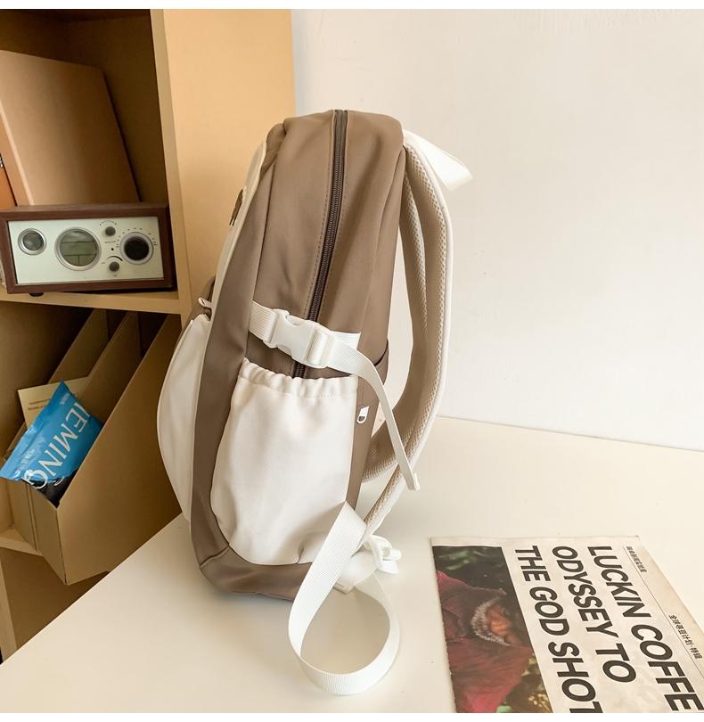 Женский рюкзак в спортивном стиле, школьный рюкзак, контрастный цвет, студенческий рюкзак