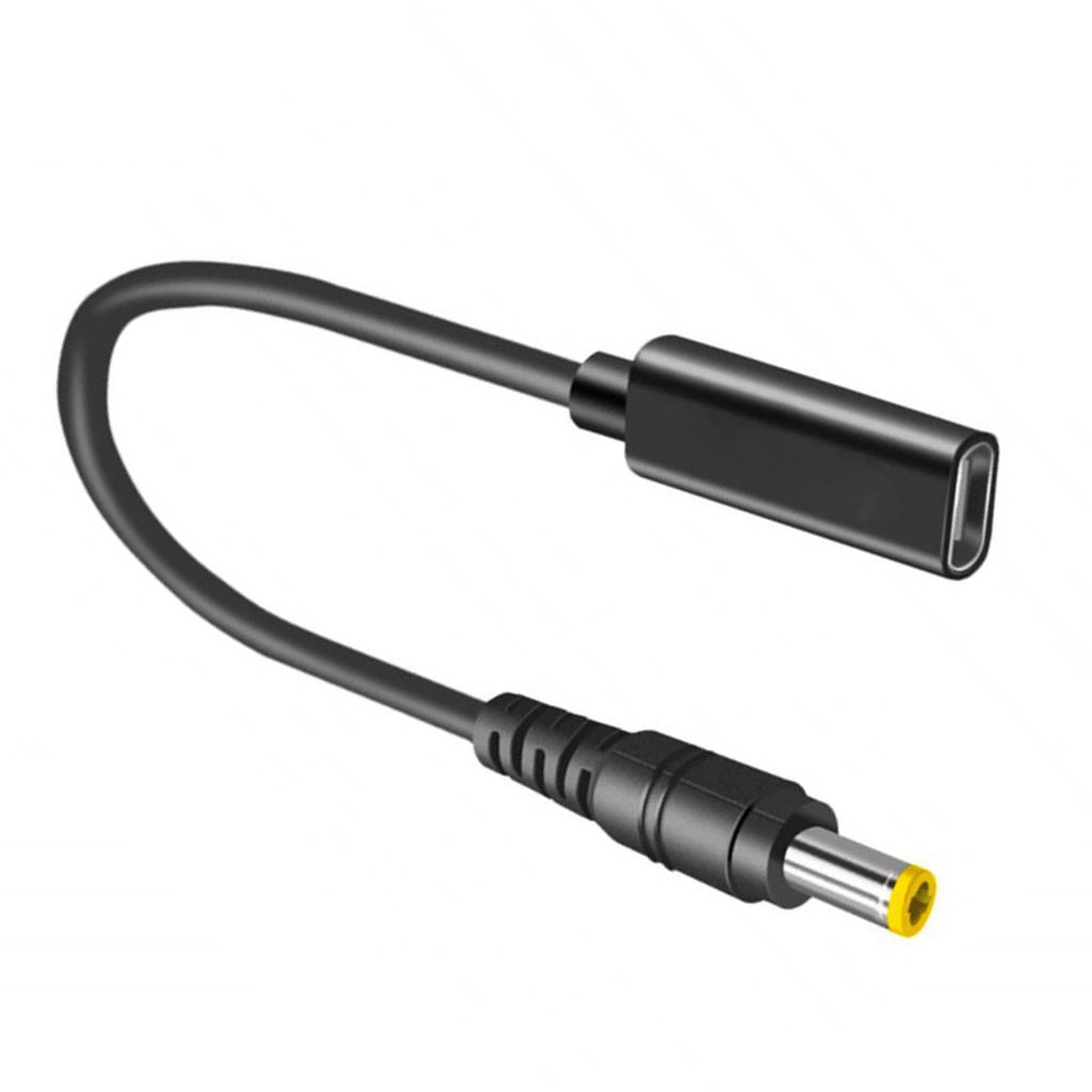 Кабель питания TypeC USB-C (мама) на DC5.5x2.5мм с поддержкой PD-зарядки, подходит для ноутбука 18-20В (5.5 2.5мм)