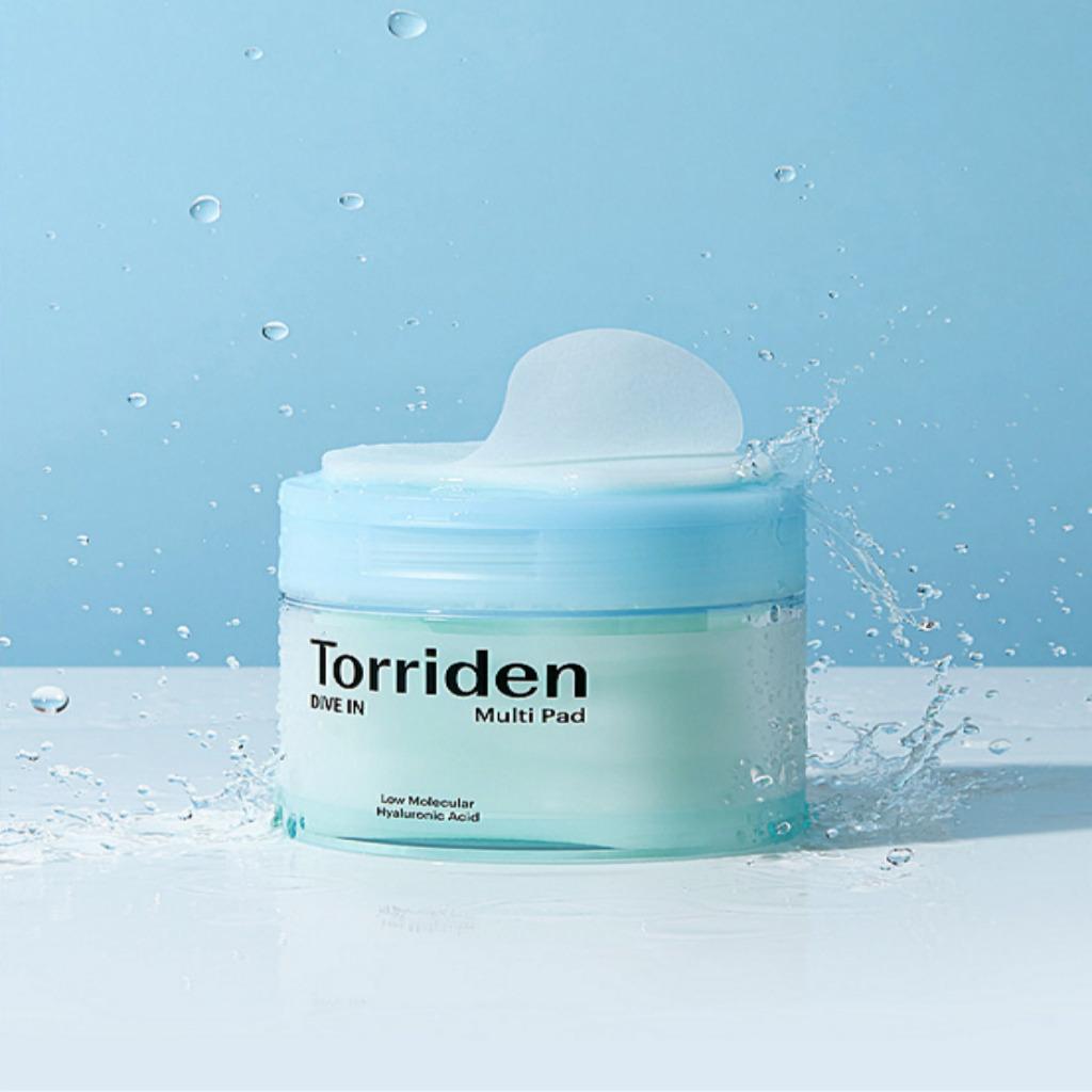 Мультипрокладки Torriden DIVE IN с низкомолекулярной гилуроновой кислотой, 80 листов