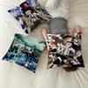 Чехол на подушку с аниме 'Bungou Stray Dogs' Мультяшный Подарок Чехол на подушку Спальня Дом Диван Стул Сиденье Декор Чехол для подушки