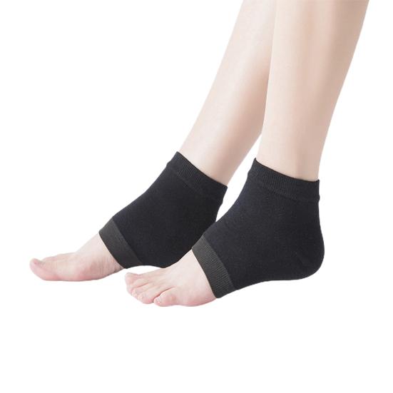 1Pair Practical Long Lifespan Mini Foot Protector Socks Heel Gel Spa Anti Dry Cracked Tools for Daily Wear