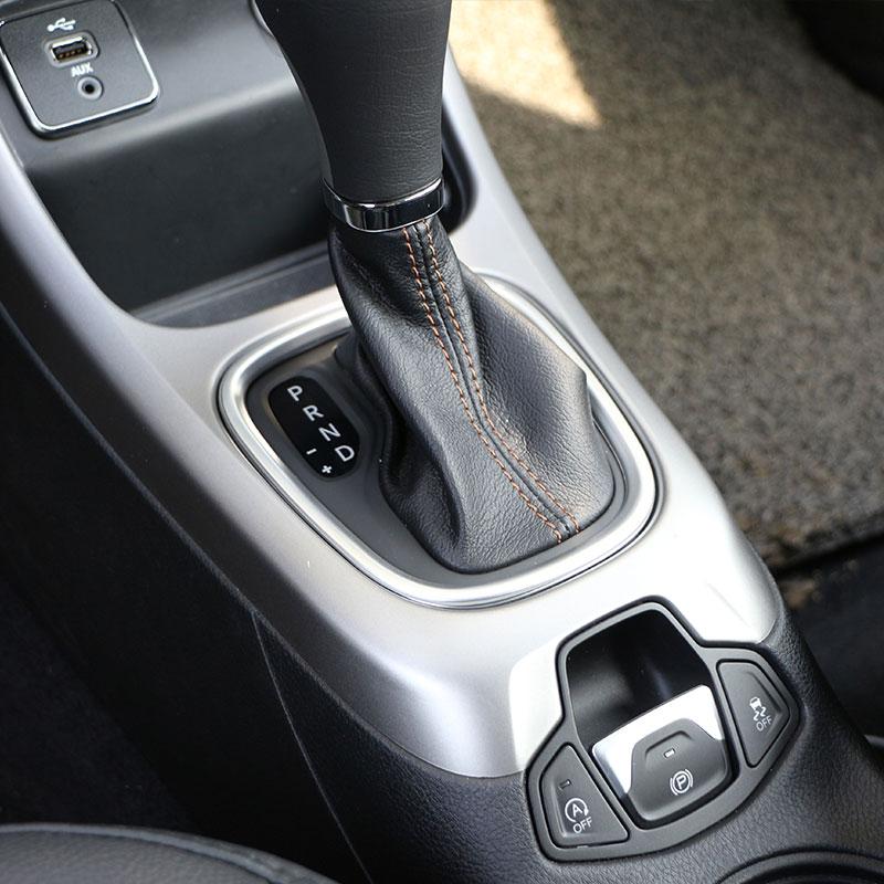 ABS Защитная накладка на панель переключения передач автомобиля, молдинг центральной консоли для Jeep Compass AT 2017-2020, аксессуары