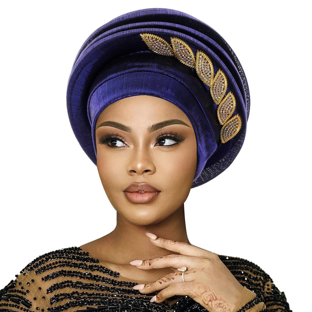 Шляпы-береты, тюрбаны, головные уборы для женщин, африканские женские головные платки, женские береты, тюрбаны, головной убор из Нигерии, для свадебной вечеринки, геле