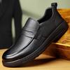 Fashion Handmade Men Casual Shoes 2025 New Flats All-match Fashion Loafers Mens Comfortable Driving Moccasins Men Business Leather Shoes