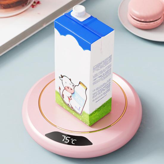 Подогреватель для кружек, электрическая подставка для кофейной чашки с подогревом и 3-температурными настройками, водонепроницаемая USB-подключаемая грелка для чашки с водой, подключаемая к сети