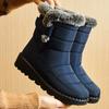 Fashion Women's Boots 2024 Trend Winter Shoes For Woman Winter Boots Ankle Low Heels Botas Mujer Waterproof Snow Boots With Fur Shoes