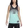 Nike Женский спортивный костюм WNBA Rebel Editon New York Liberty Sabrina Ionescu 2023 Dri-Fit Victory, цвет мятный/черный, уличная одежда FD0806-305