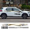 Для Citroen C3 XR автомобильные наклейки на талию автоспорт Стайлинг Декор наклейки автомобильные двери сбоку винил DIY тюнинг