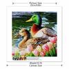 New Arrival 5D DIY Full Circle Diamond Painting "Duck" Embroidery Cross Stitch Home Decor Gift