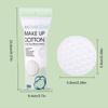 100 шт. Толстые хлопковые диски для снятия макияжа - 3-слойные диски из 100% хлопка, изготовленные по технологии гидроструйной обработки, с дизайном lock-edge