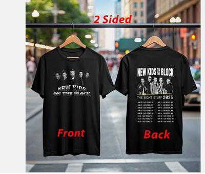 Футболка New Kids on the Block The Right Stuff Tour 2025 Официальный концертный мерч.