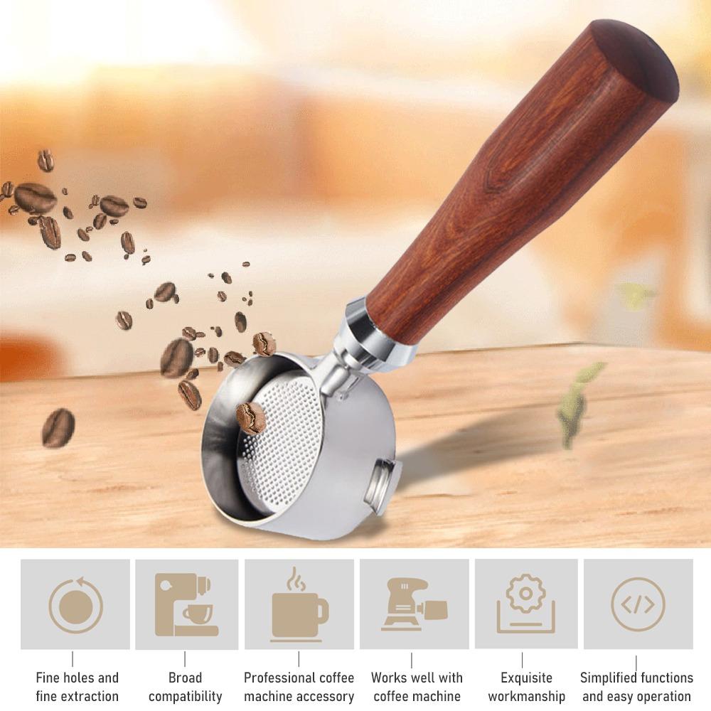 51mm Diameter Bottomless Filter Holder Coffee Extraction Accessories  Espresso Extraction