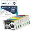 LCL для Epson IC6CL50 ICBK50 ICC50 ICM50 ICY50 ICLC50 ICLM50 Пигментные совместимые чернильные картриджи большой емкости с индикацией уровня остатка, комплекты