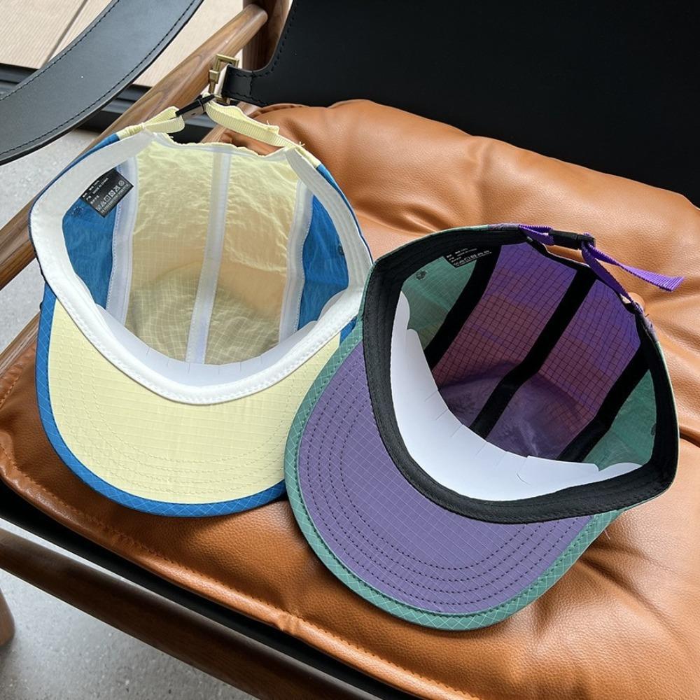 Japanese Style Sunshade Cap 5-Panel Snapback Hats Casual Sun Visor Cap Unisex