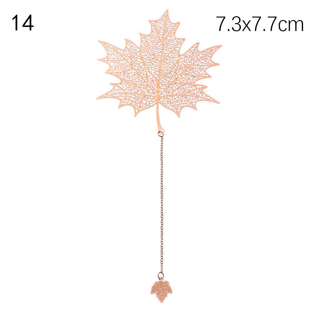 Милый держатель для книги абрикосового цвета с кисточкой в китайском стиле, металлическая закладка в виде листа