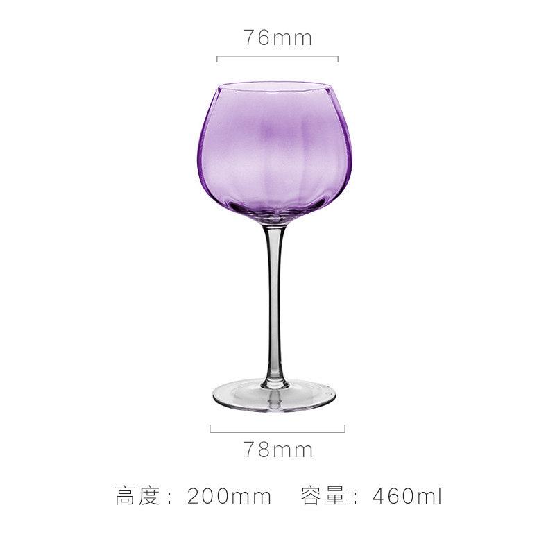 Фиолетовые Искрящиеся Бесстебельные Изделия из Выдувного Стекла Кованое Стекло Вода Вино Посуда для Напитков Барное Стекло