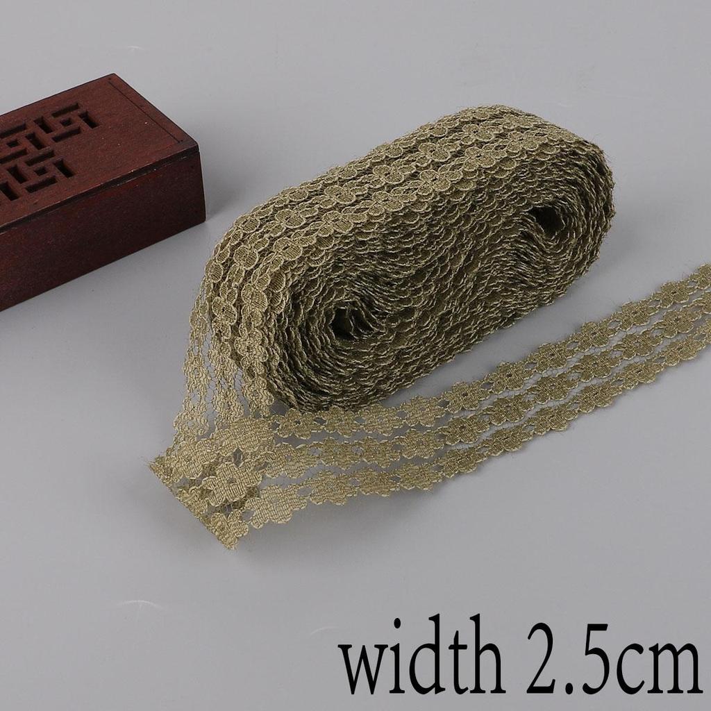 10 ярдов/упаковка 2,5 см неэластичные кружева три ряда сливового кружева DIY серьги ручной работы повязка на голову аксессуары материал