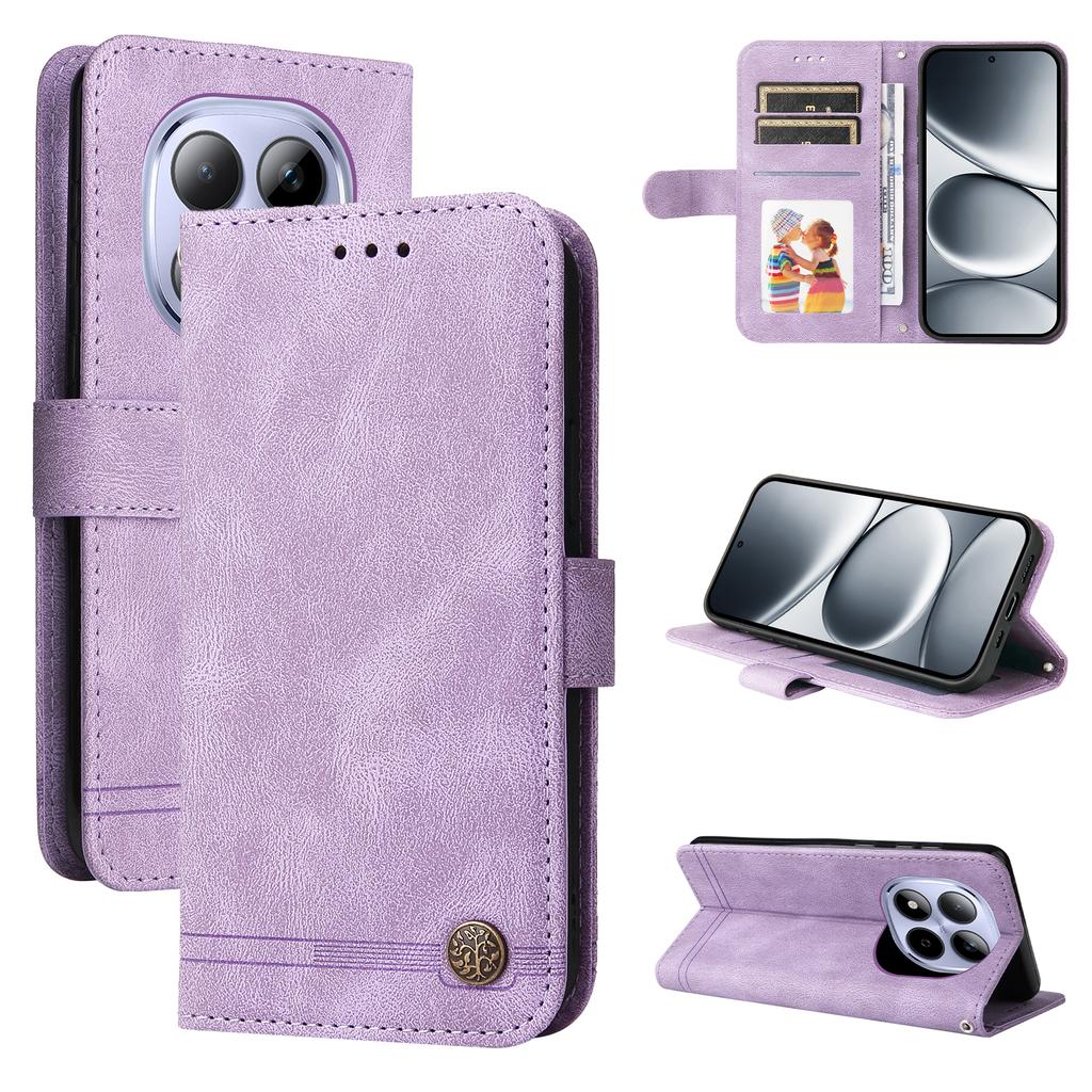 For Xiaomi Redmi Note 15 Pro 5G Leather Wallet Cases Skin Touch Phone Cover Stand with Strap