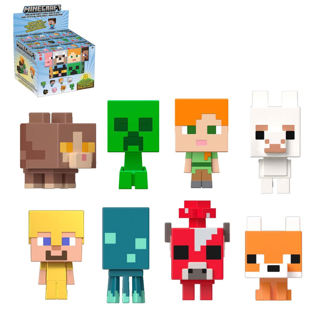 Minecraft Mob Head Mini Figure Mini Assortment F Figures Sold In Years Old and (MINECRAFT) [36 Box] [6 Up] 986F-HDV64