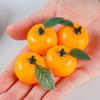10pcs Gift Mini Artificial Plastic Orange Handicrafts Funny Simulation Orange Realistic Fake Fruits Garden Decoration