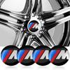 4pcs 56mm Aluminum Alloy Car Wheel Center Decal Hub Sticker For M E34 E36 E60 E90 E46 E39 E70 F10 F20 F30 X5 X6 X1 M3 M5 M6 E71 F01 F02 F87