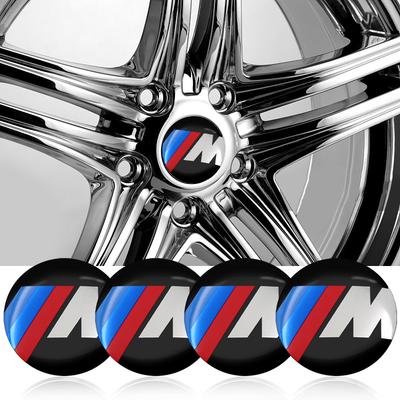 4 шт. Эмблема M LOGO Колпаки на центральную ступицу колесных дисков автомобиля Автоаксессуары Для M3 M4 M5 M6 F20 F30 G20 F31 F34 F10 G30 F11 X3 1 3 5 Серии