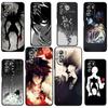Черный чехол для телефона с рисунком аниме Манга Death Note Ryuk для Xiaomi Redmi Note 12 Turbo 11E 11S 11 11T 10 10S 9 9T 9S Pro Plus 5G