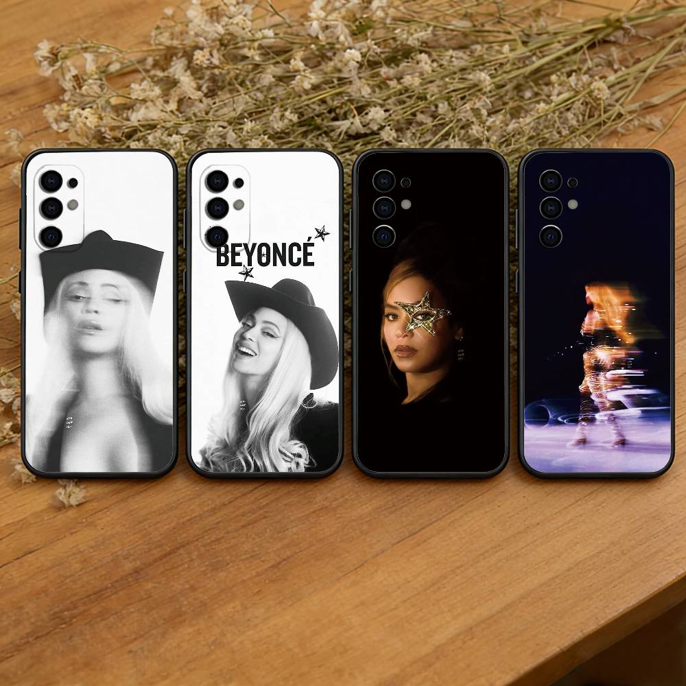 Чехол для телефона singer B-Beyonce для Samsung S25,S24,S21,S22,S23,S30,Ultra,S20,Plus,Fe,Lite,Note,10,Черный чехол