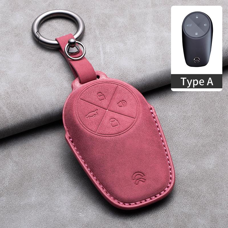 Для NIO ВСЕ Серии Разные стили Чехол для умного ключа автомобиля Чехол для ключа Защитный чехол для пульта с пряжкой/веревкой Автомобильные специальные аксессуары