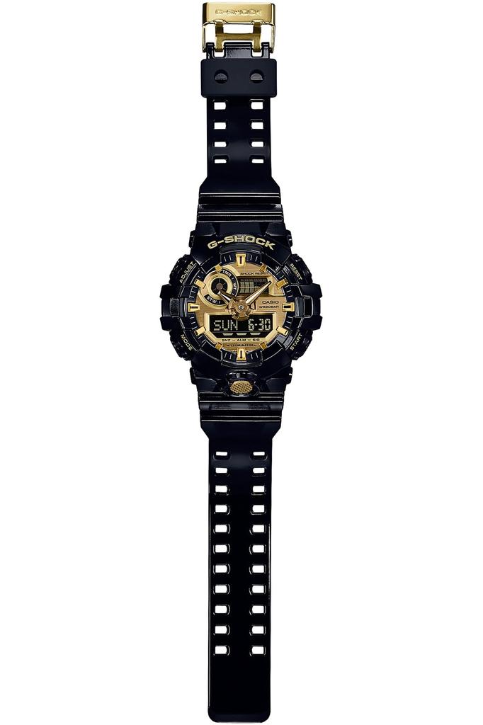 Часы Casio G-Shock (Официальный японский продукт) GA-710GB-1AJF Мужские Серия Черный / Натуральный цвет GA-700NC-5AJF Мужские Коричневый