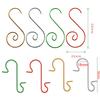 50/20Pcs Christmas S-shaped Hooks Xmas Tree Ball Hanging Pendant Clasp Holder Christmas Navidad Decorations New Year Ornaments