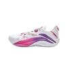 Li Ning Jump 1 Супермодные Удобные TPU Амортизирующие Износостойкие Низкие Баскетбольные Кроссовки Мужские Кроссовка Белый Фиолетовый ABFV005-14