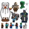 Pixel Man World Crawler Iron Man Puppet Building Block Set