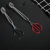 SMVP 10.5-inch Stainless Steel Straight Head BBQ Charcoal Tongs, Set of 3