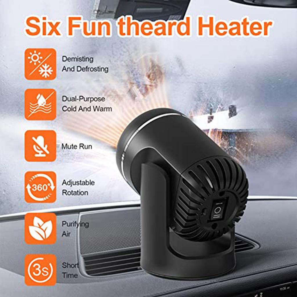 Car Mounted  Heater, Car Glass Demister, Car Mounted  Heater, 12v Speed, Hot, Cold, Warm, Hdryer, Heater