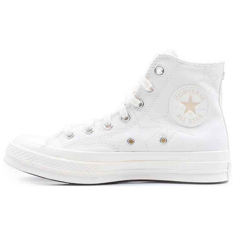 Converse Chuck 70 Универсальный Модный Тренд Повседневные Высокие Кеды из Канваса Унисекс Белый
