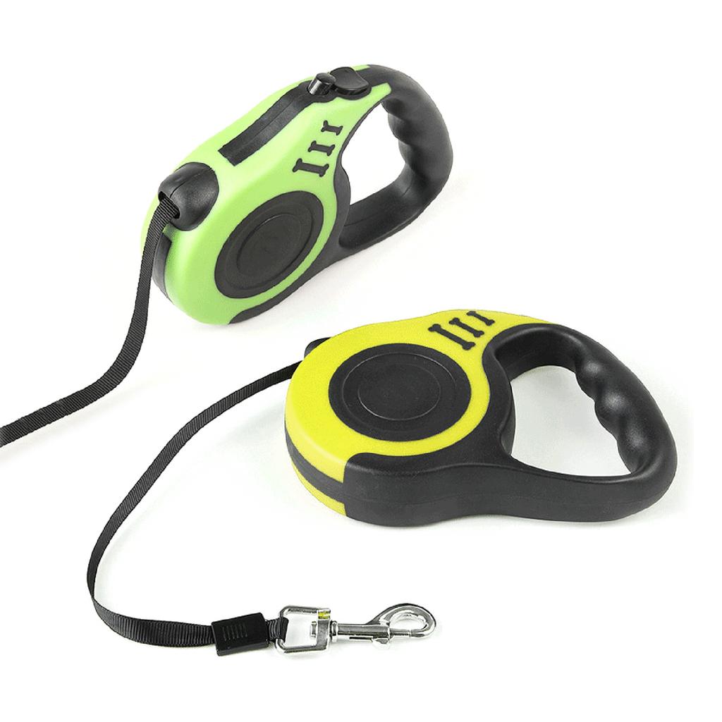 Выдвижной поводок для собак Поводок для выгула домашних животных с противоскользящей ручкой для маленьких и средних домашних животных