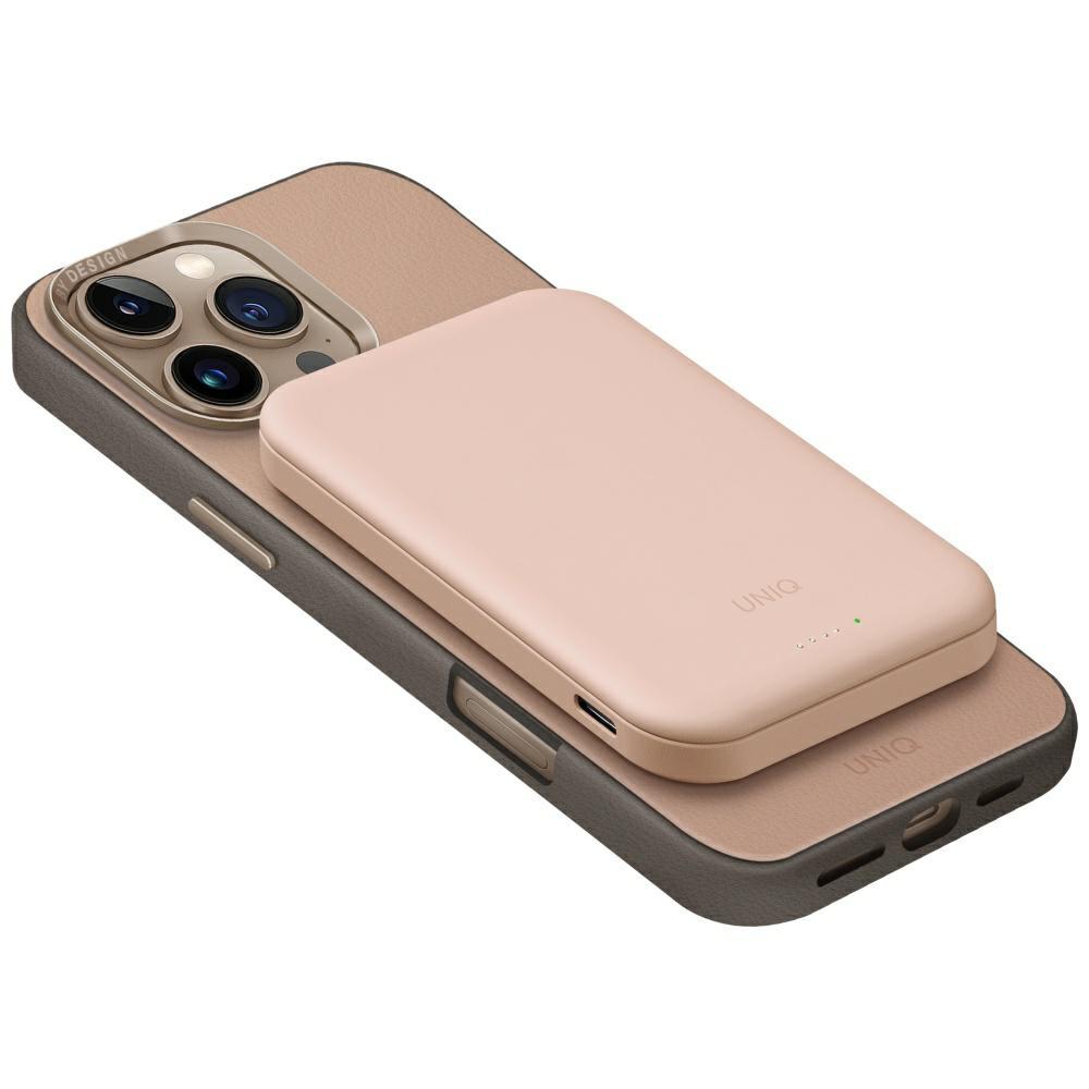 UNIQ Lyden Lexa Magnetic Power Bank 5000mAh PD USB-C MagSafe Pink