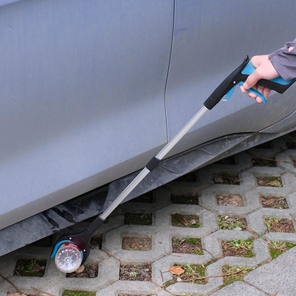 2Pcs Grabber Reacher Tool Litter Picker 90° Rotating Head Garden Gripper Lightweight Trash Grabber for Hard-to-Reach Areas