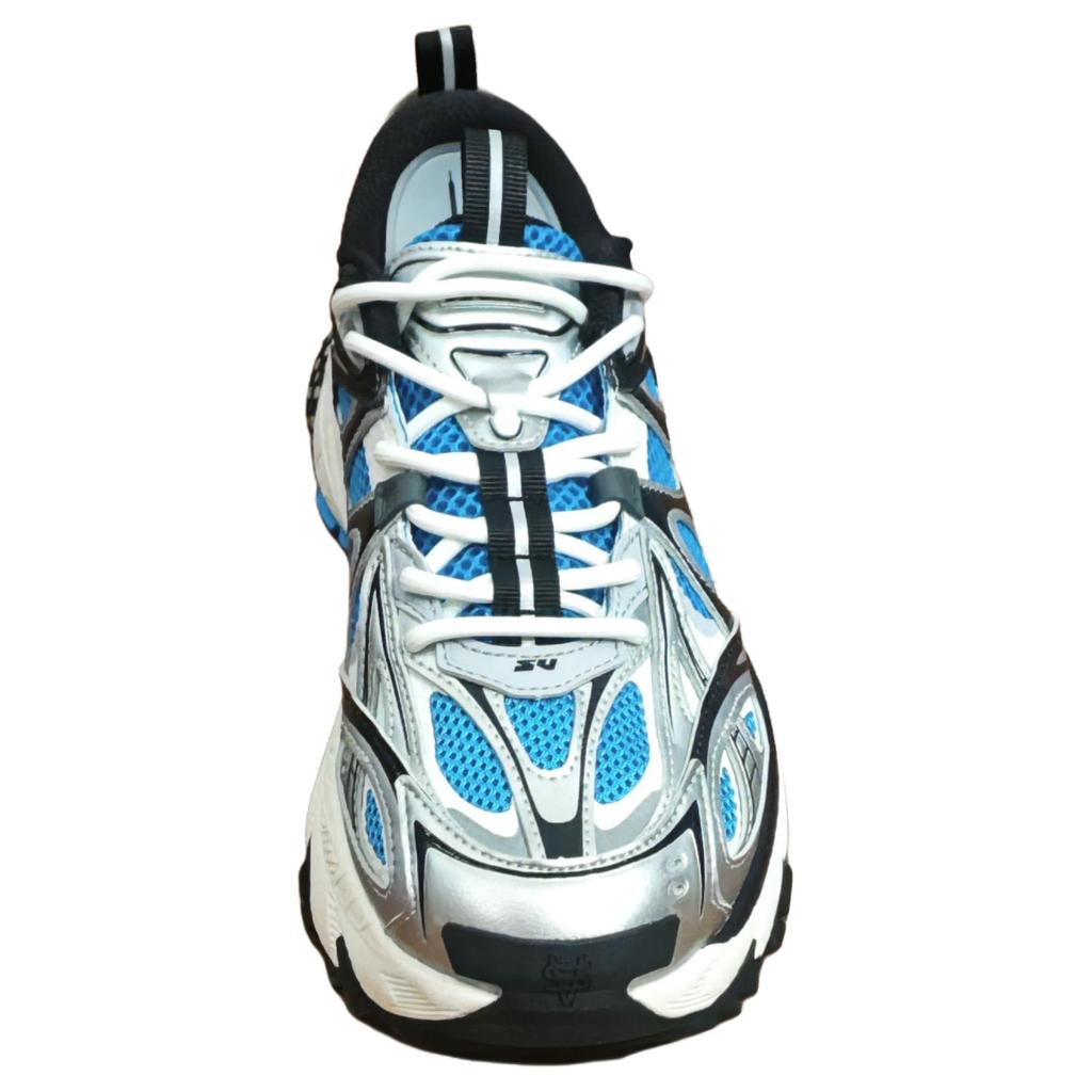 Anta Sv Zigzag Удобные Функциональные Ретро Нескользящие Износостойкие Низкие Кроссовки Папы Мужские кроссовки Синий Серебристый Черный 112538807VS-3