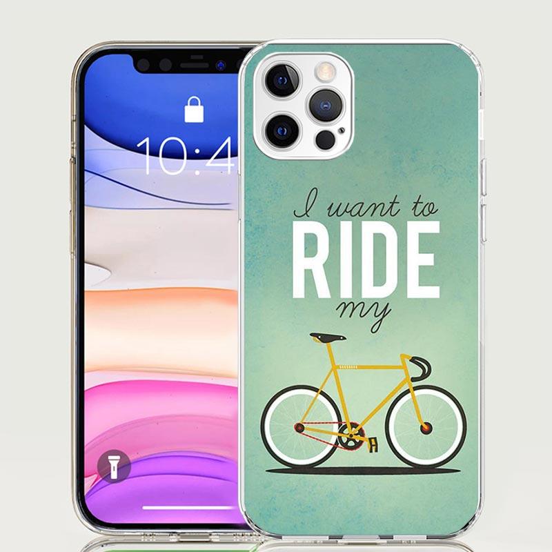 Спортивный чехол-держатель для телефона на велосипед для Apple iphone 16 15 14 13 12 Mini 11 Pro Max 16E X XS XR 7 Plus 8 + SE 2020 Модный Fundas