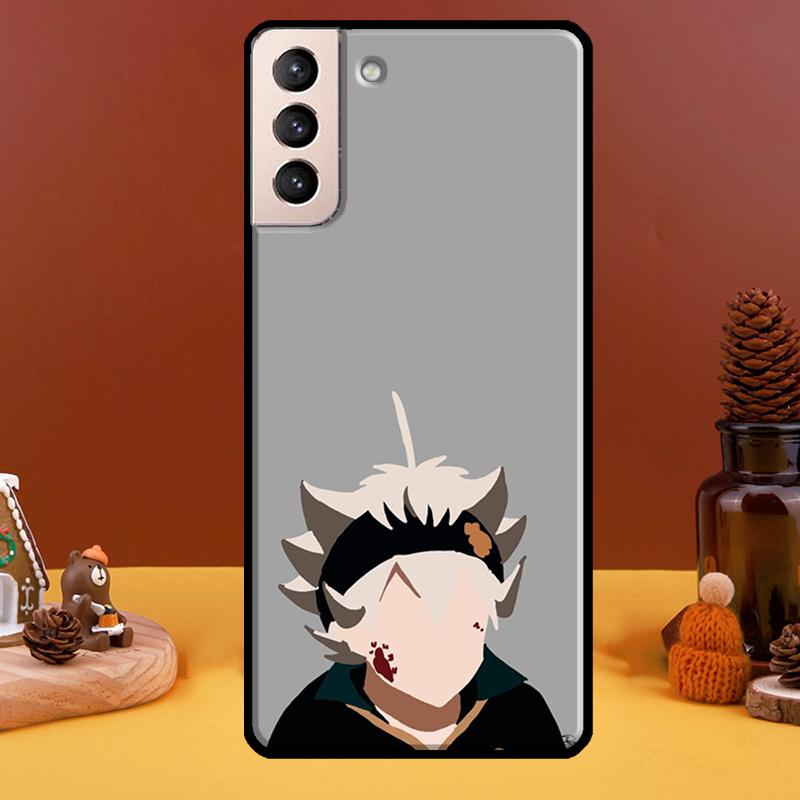 Аста Чёрный Клевер Чехол Для Samsung Galaxy S21 Ultra S20 FE S8 S9 S10 Note 10 Plus Note 20 S22 Ultra Чехол