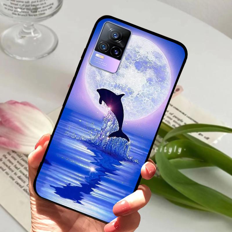 Чехол для Vivo V21e V 21e V2061 V2055 Мягкий ТПУ Защитный Чехол-бампер для телефона Vivo V21 V 21 4G 5G Ударопрочный