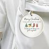 Yousheng Neighbors Christmas Ornament Thank You Gift for Good Neighbors Welcome To The Neighborhood Holiday Ceramic Tree Ornament