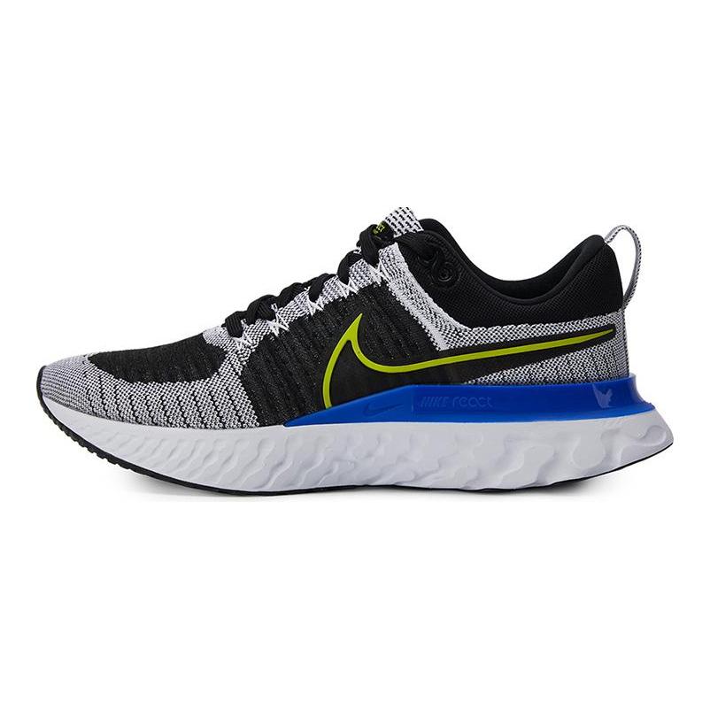 Nike React Infinity Run Flyknit 2 Черный Белый Гонщик Синий Кибер CT2357-100