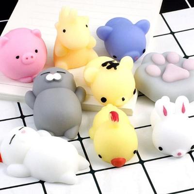 1 шт. игрушки милые животные антистресс Squeeze Mochi мягкие игрушки Abreact мягкие липкие Squishi игрушки для снятия стресса забавный подарок