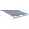 VidaXL Folding Awning with Manual Operation 500 Cm Balcony Terrace Awning 42154